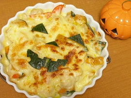 いただいたかぼちゃで