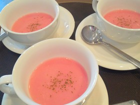 ☆ピンクのスープ☆