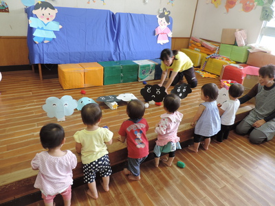 たまご組さん雨雲やっつけて！