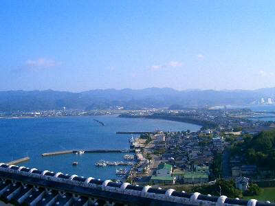 富岡城からの景色